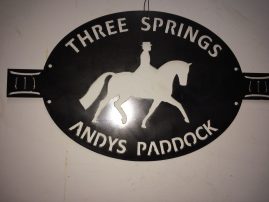 Paddock Name Plate